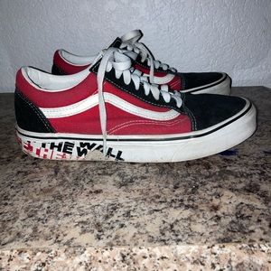 Vans Old Skool OTW Black & Red Skate Shoes
